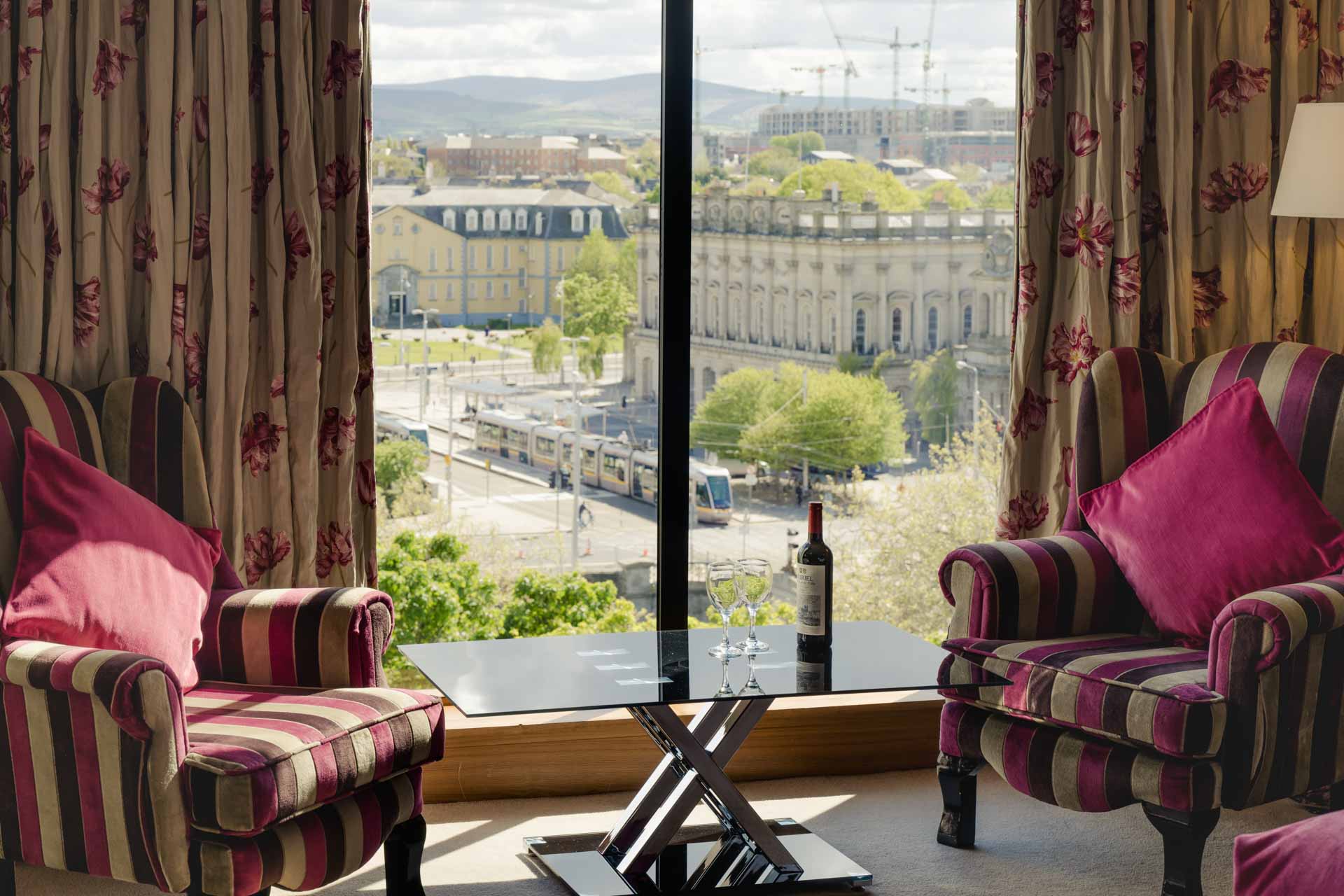 Guestroom View of Heuston Station at Ashling Hotel, Dublin