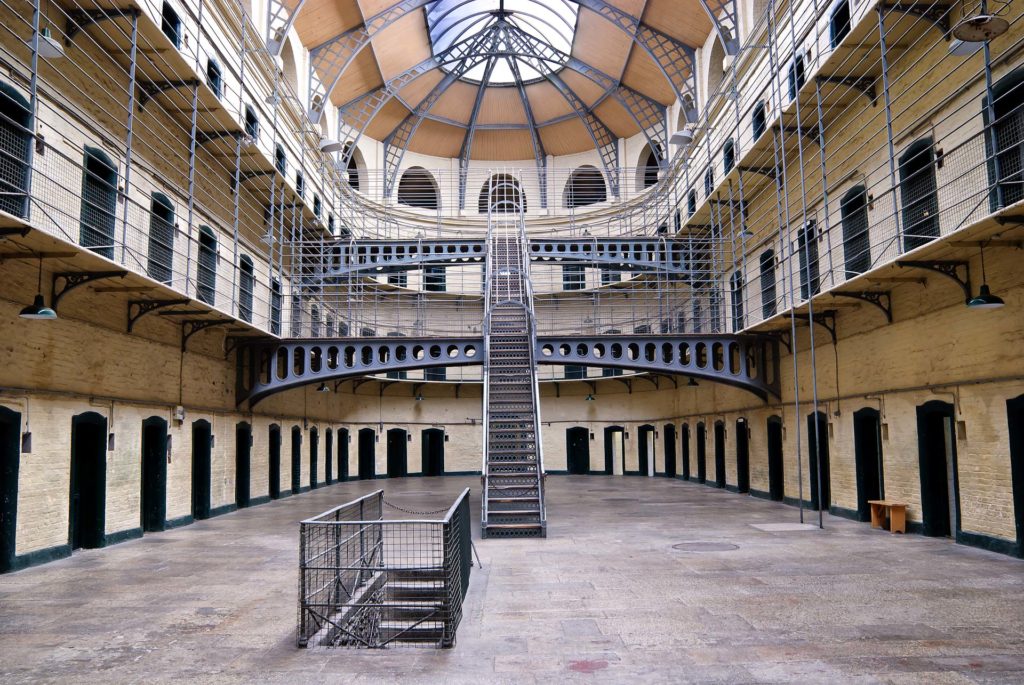 Stairs inside of Kilmainham Gaol